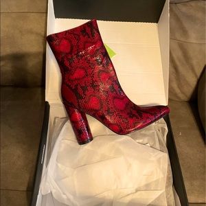 Fashion nova snake skin boot